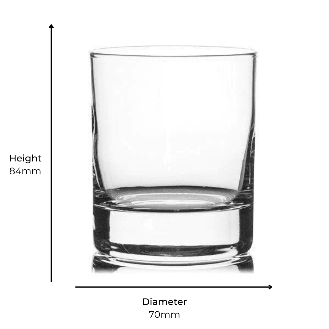 Karen / Lucy 20cl Clear Glass Container