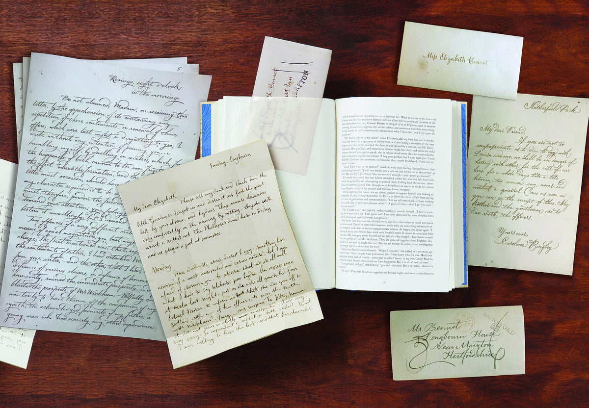 Pride and Prejudice: The Complete Novel, with Nineteen Letters from the Characters' Correspondence, Written and Folded by Hand