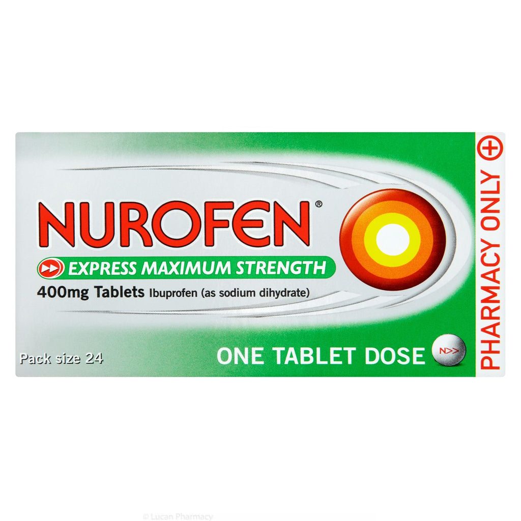 Nurofen Express Maximum Strength 400mg 24's