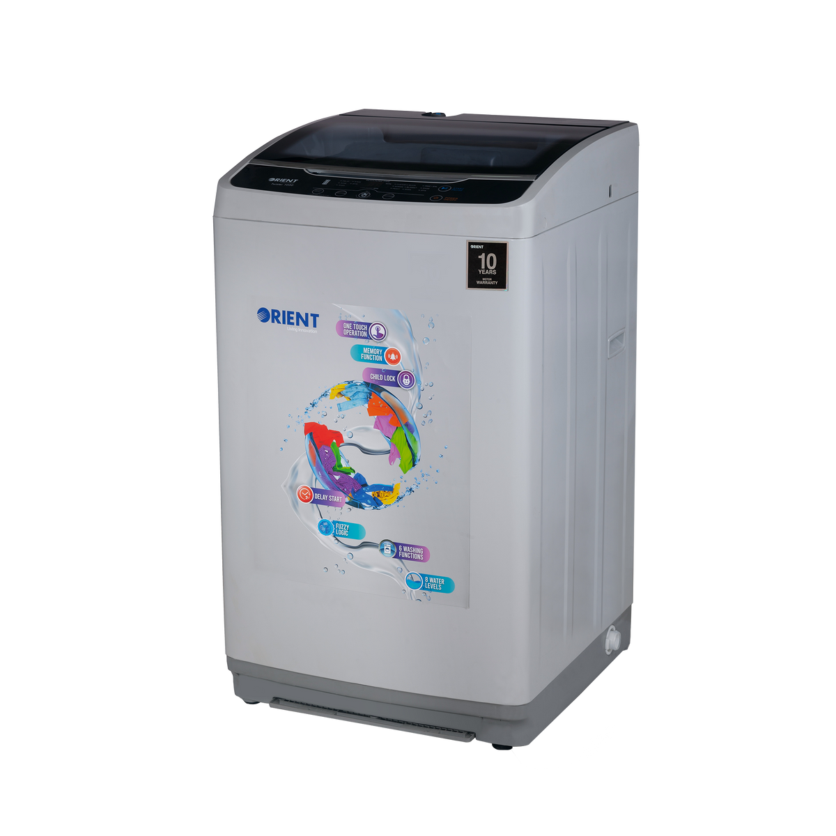 Twister 1050 9 Kg Metallic Silver Washing Machine