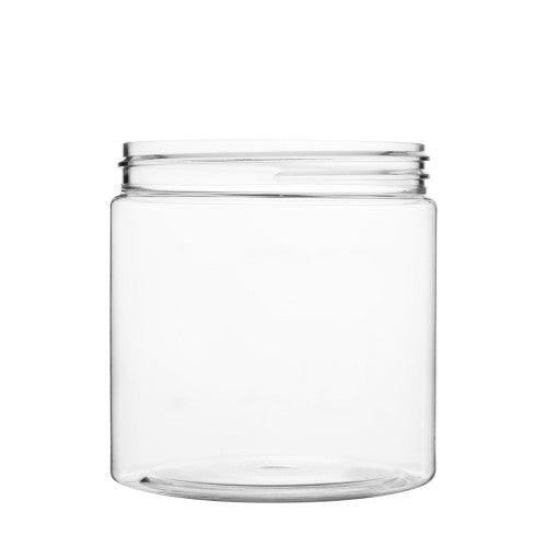 Round Plastic Jar 500ml