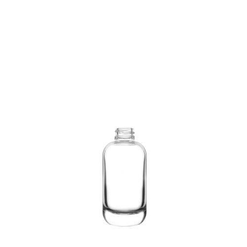 Rounded Clear Glass Screw Bottle 50ml