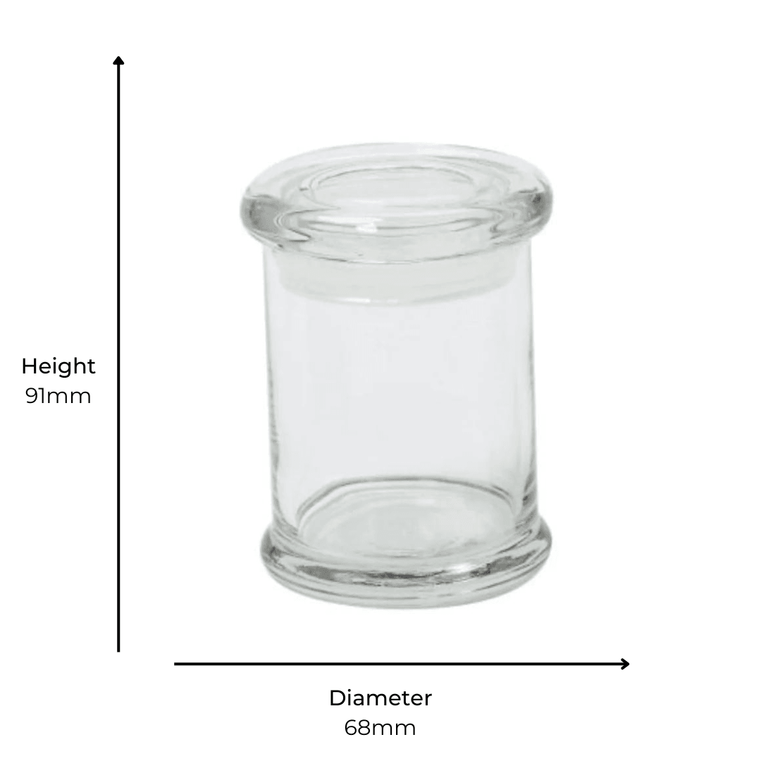 Small Status Jar & Flat Lid