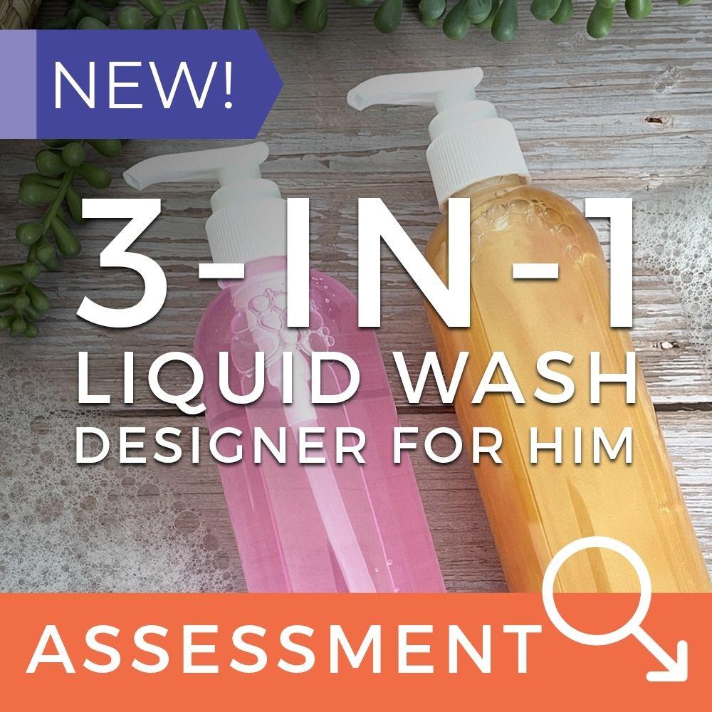 3-in-1 Liquid Wash Assessment (CPSR) - Designer-Inspired for Him