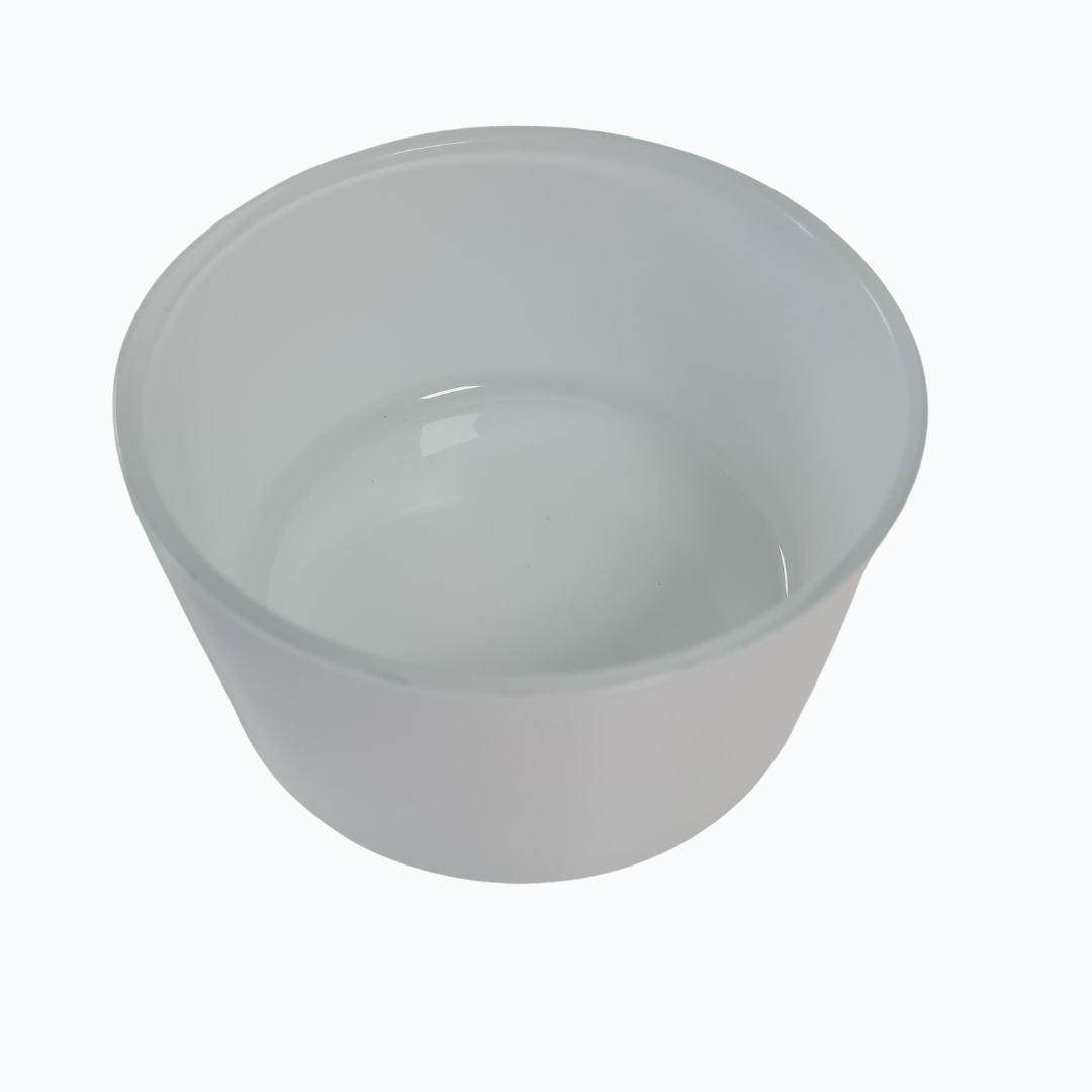 50cl Gloss White 3-Wick Bowl
