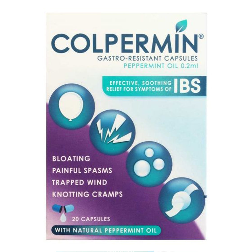 Colpermin Gastro-Resistant Caps 20's