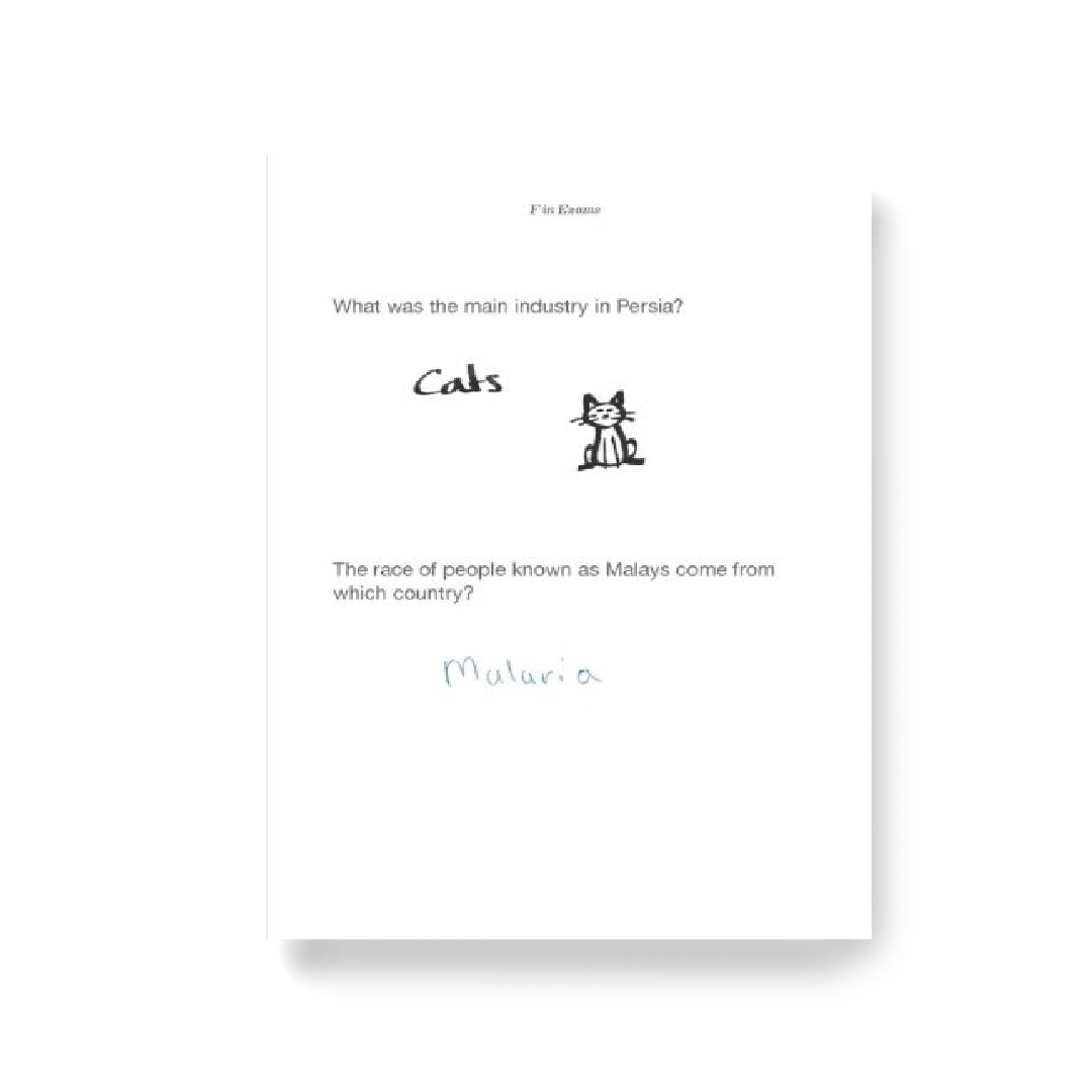 F in Exams: The Very Best Totally Wrong Test Answers