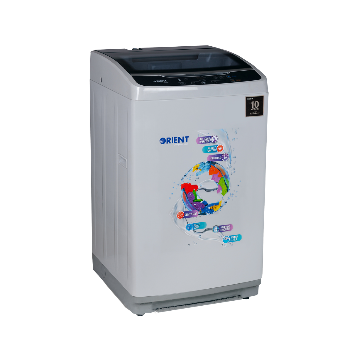 Twister 1050 9 Kg Metallic Silver Washing Machine
