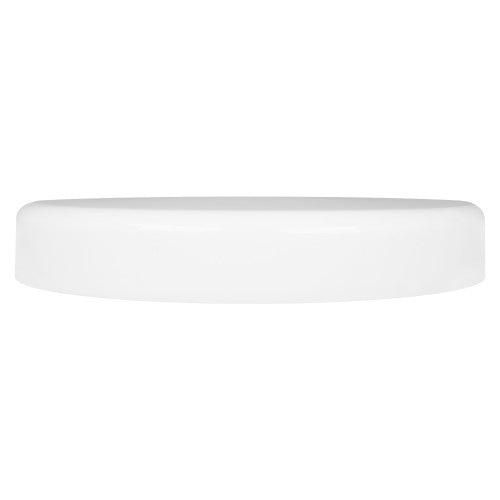Glossy White Round Cap (For 250ml & 500ml)