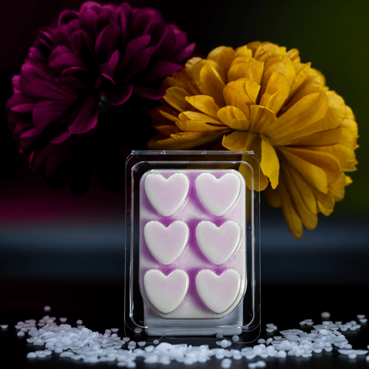 Heart Wax Melt Clamshell