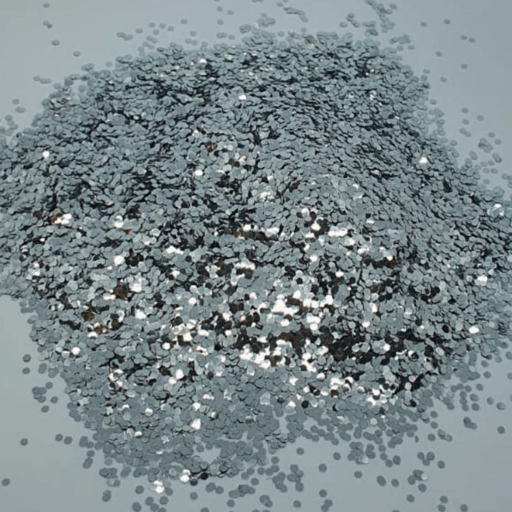 Silver Biodegradable Cosmetic Glitter