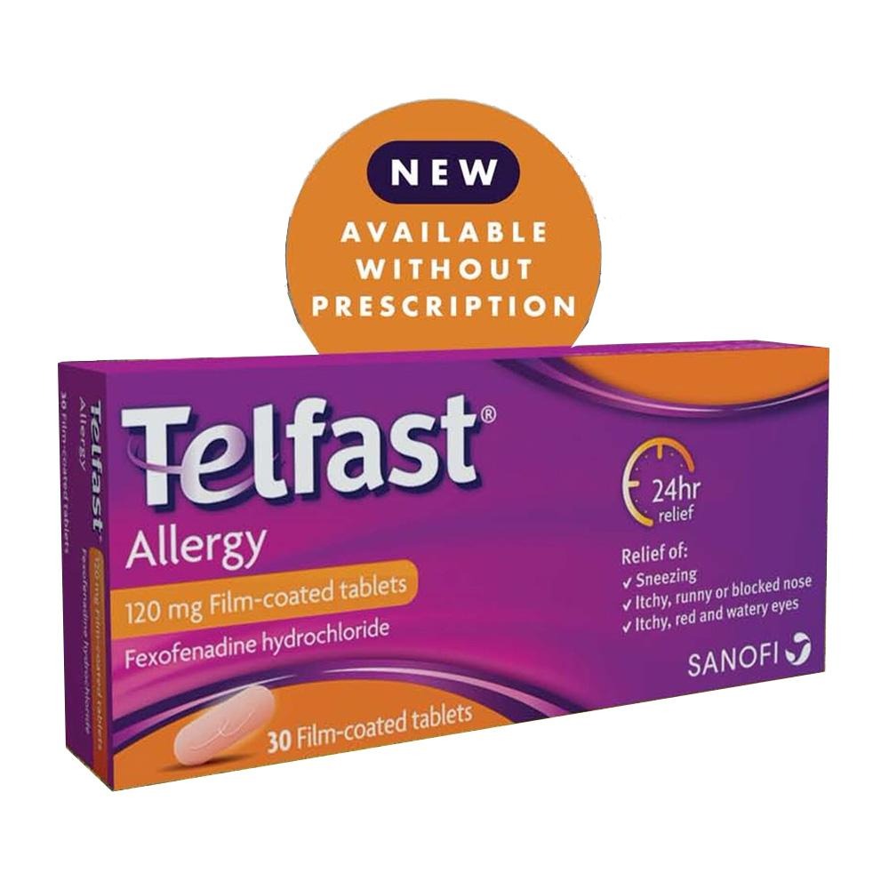 Telfast Allergy 120mg Tablets 30's