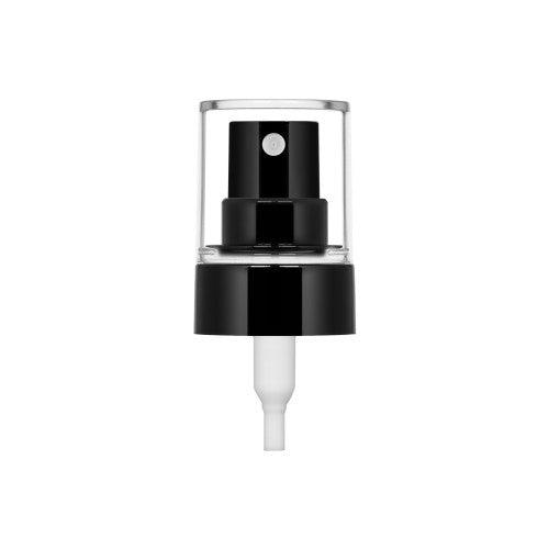 Thin Glossy Black Spray Pump + Cover