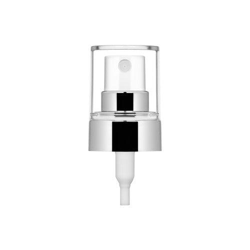 Thin Glossy Silver Spray Pump + Cover