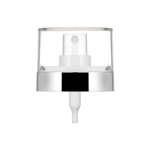 Wide Glossy Silver Spray Pump + Cover